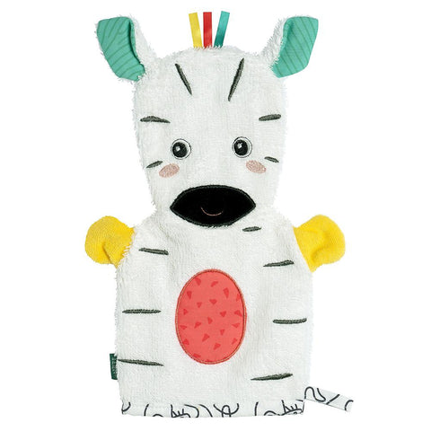 Waschhandschuh Zebra