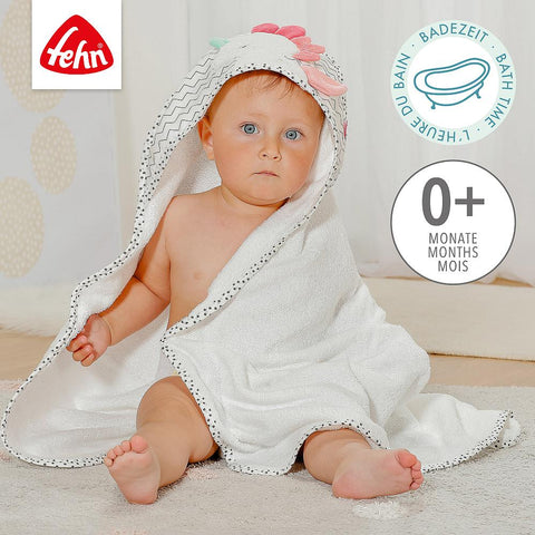 Kapuzenbadetuch Einhorn