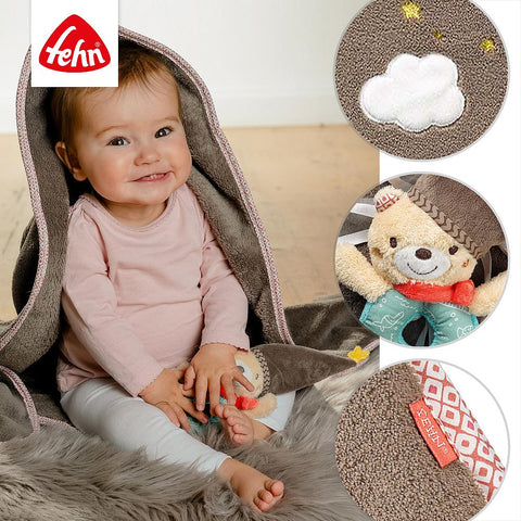Kuscheldecke Bär