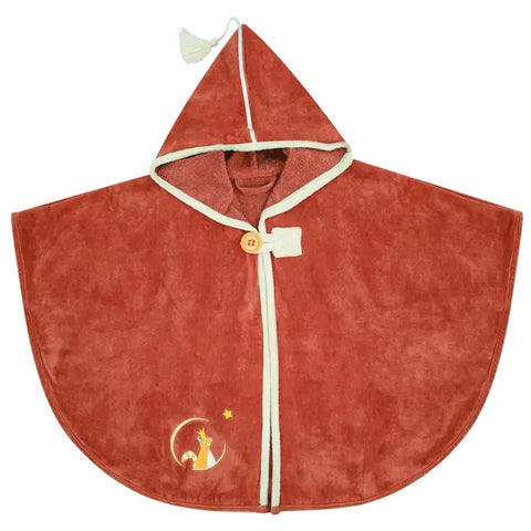 Badescape Badeponcho Rote Panda  - Terrakotta