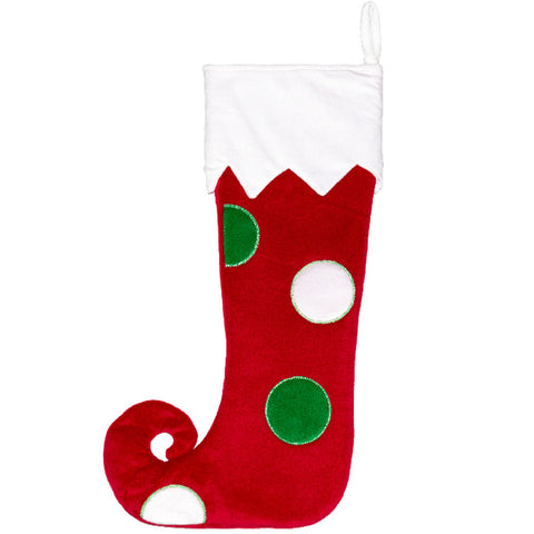 Curly-Toed-Spotted-Stocking - Personalisiert (Stickerei im Preis)