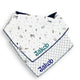 Dreieckstuch Baby (2 Stk) - Bandana, Garden Explorer Traktor