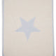 Babydecke JUWEL Stern - blau