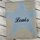 Babydecke JUWEL Stern - blau
