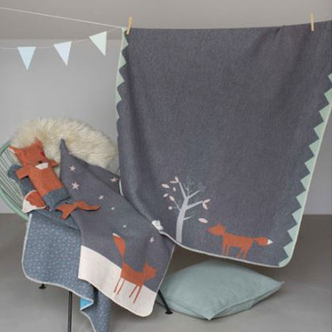 JUWEL Kinderdecke Fuchs 100 x 140 cm