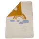 MAJA 100 % Wolldecke Regenbogen 100 x 75 cm