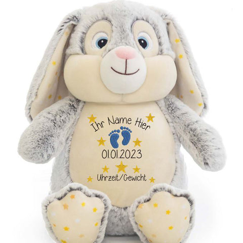 Grauer Hase - Gelbe Sterne