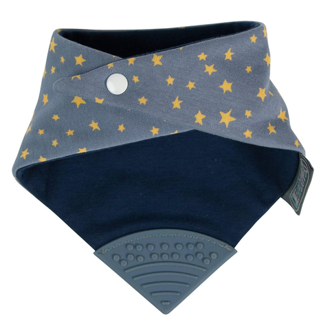 Neckerchew Zahnen Dribble Lätzchen - Midnight Stars