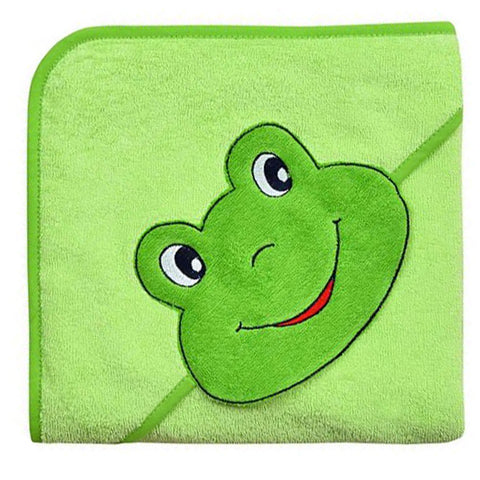 Kapuzenbadetuch Frosch Limone 100x100