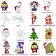 Weihnachtsstrumpf Personalisiert - grau (Stickerei im Preis)
