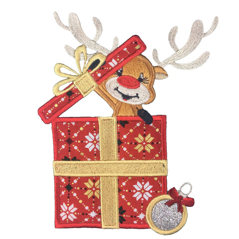 Weihnachtsstrumpf Personalisiert - petrol dunkel (Preis mit Stickerein inklus)