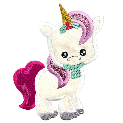Weihnachtsstrumpf (schlicht) Personalisiert - rosa