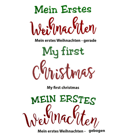 Weihnachtsstrumpf Personalisiert - grau (Stickerei im Preis)