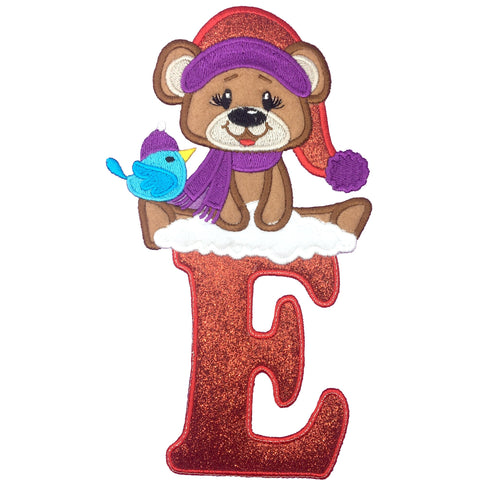 Weihnachtsstrumpf (schlicht) Personalisiert - lila (Stickerei im Preis inklus)