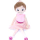 Stoffpuppe Brunette Ballerina