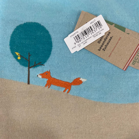 JUWEL Decke Fuchs mit Stickerei 70x90cm